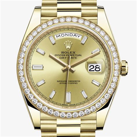 peso rolex day date oro|rolex day date 40 prezzo.